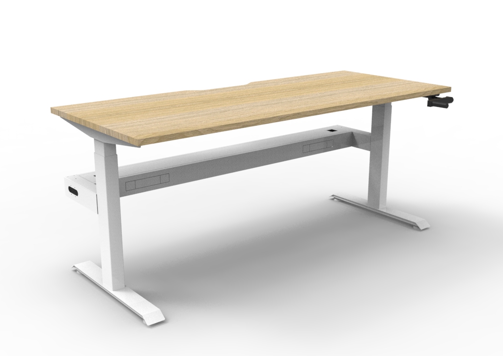 Boost Manual Sit-Stand Single Sided Workstation